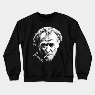 Charles Bukowski / Retro Design Crewneck Sweatshirt